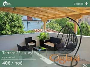 Stan Na Dan Beograd Terrace 25 Luxury